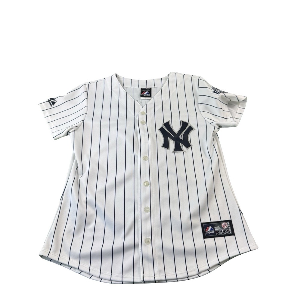 Derek Jeter New York Yankees Majestic Women Jersey 3000 Hits Stitched White M